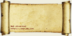 Andjelina Bajalović vizit kartica